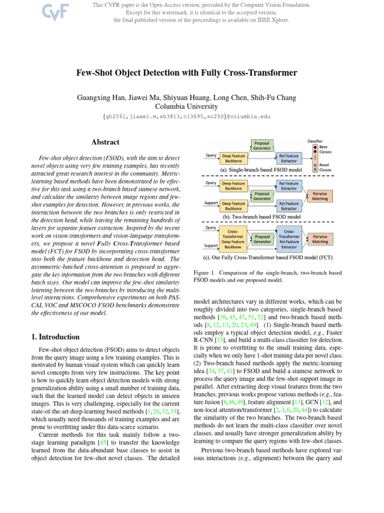 Han Few-Shot Object Detection With Fully Cross-Transformer CVPR 2022 ...