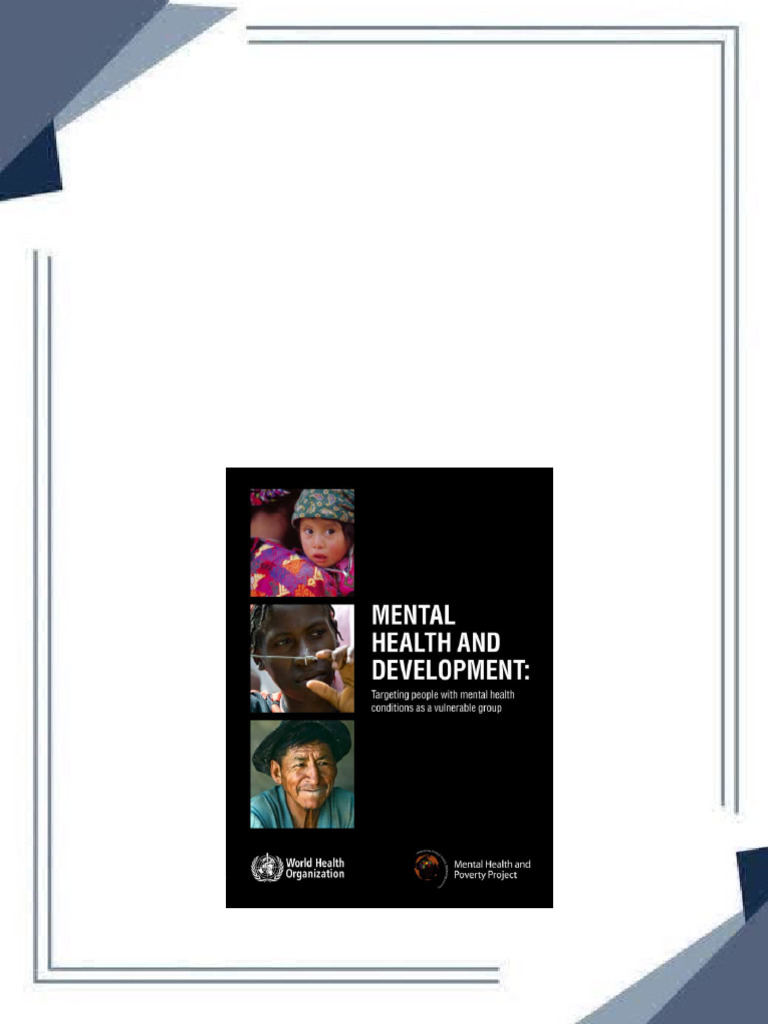 39489 | PDF | Mental Health | Mental Disorder
