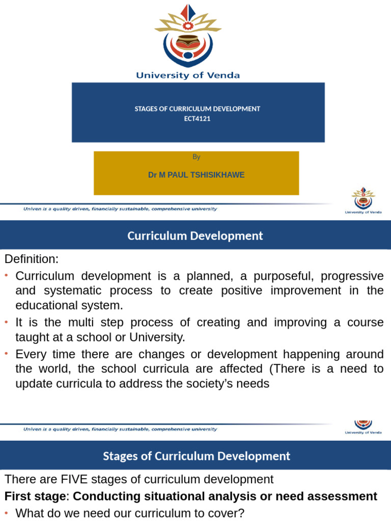 Curriculum Development Stages Explained | PDF | Curriculum | Learning