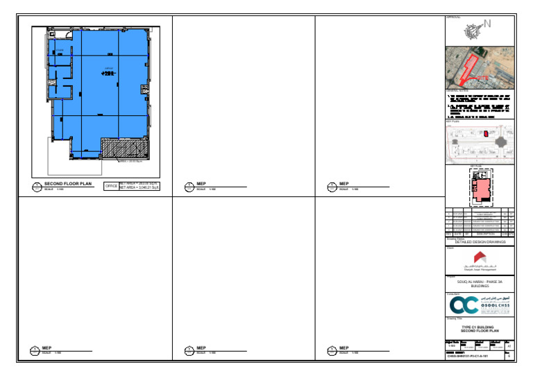 c1 A 103 Second Floor Plan c1 A 101 | PDF
