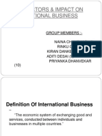 Pest Factors & Impact On International Business