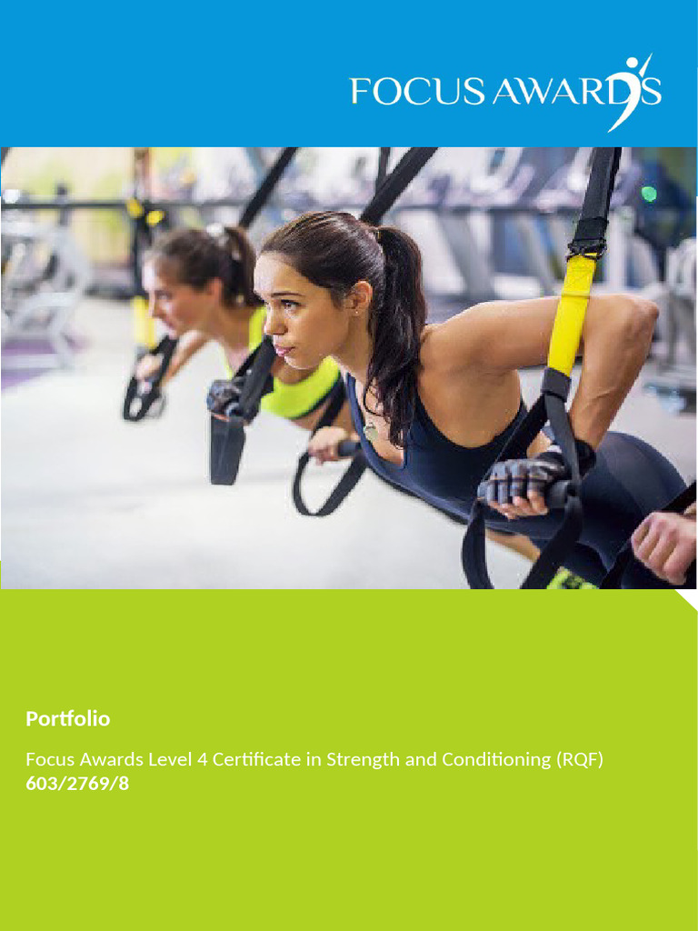 Strength and Conditioning - Portfolio | PDF | Skeletal Muscle | Kinematics