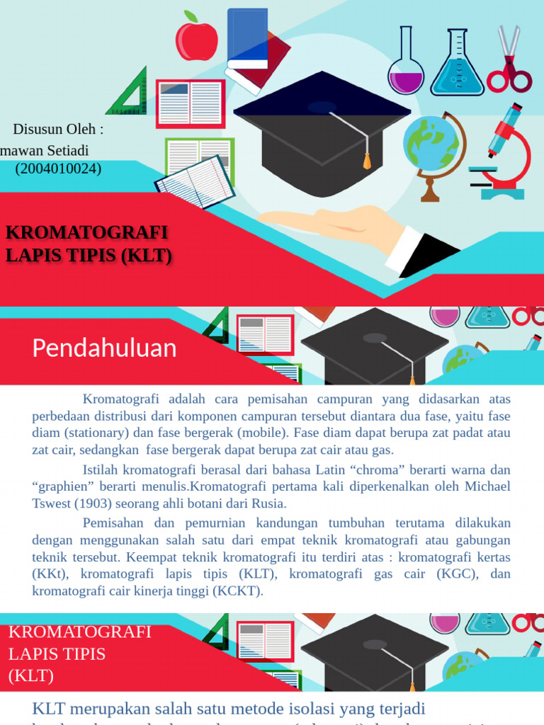 Kromatografi Lapis Tipis (KLT) dan Aplikasinya | PDF