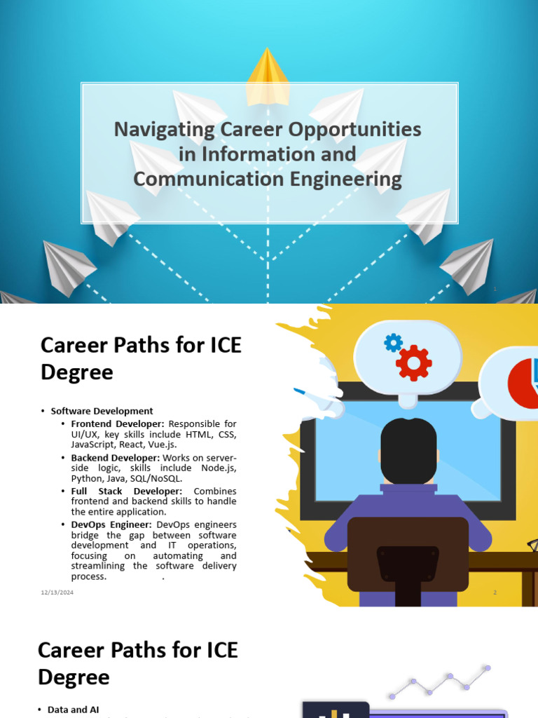 Career Paths in ICE Engineering | PDF | Résumé | Databases