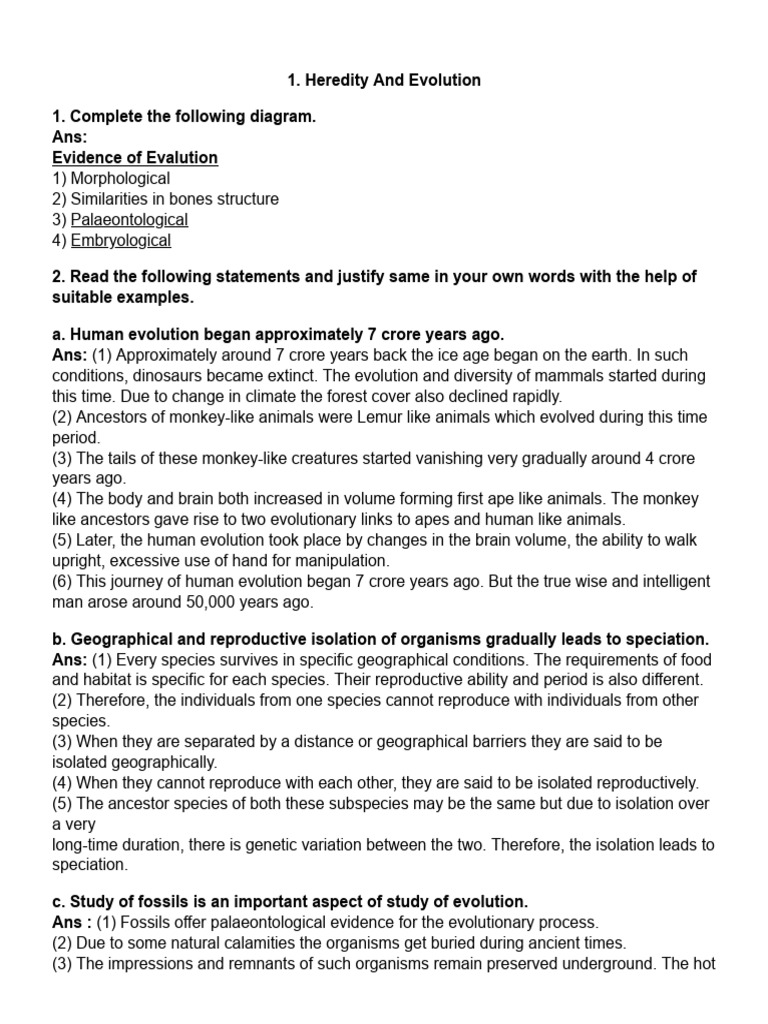 Science Part 2 Chapter No 1 | PDF | Translation (Biology) | Messenger Rna
