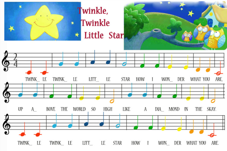 Twinkle Twinkle Little Star Lyrics | PDF