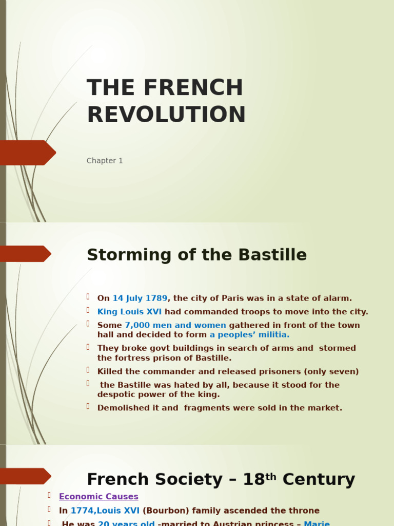 Key Events of the French Revolution | PDF | Reign Of Terror | Slavery