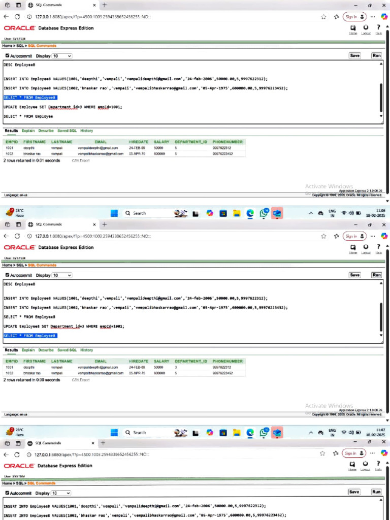 23981A44L3 Assignment - 2 | PDF | Sql | Databases