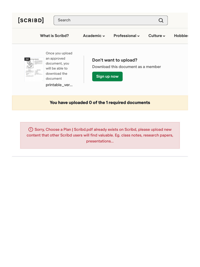 Upload A Document - Scribd | PDF | Scribd | Digital Technology
