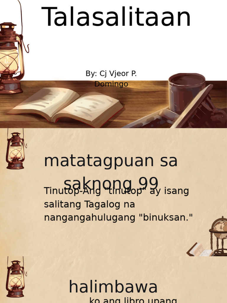 Talasalitaan | PDF