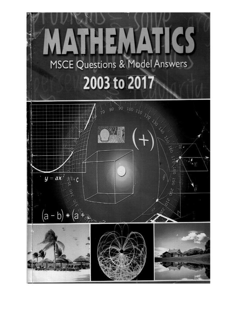 Mathematics - Model Answers - Kazembe Up To 2017 | PDF