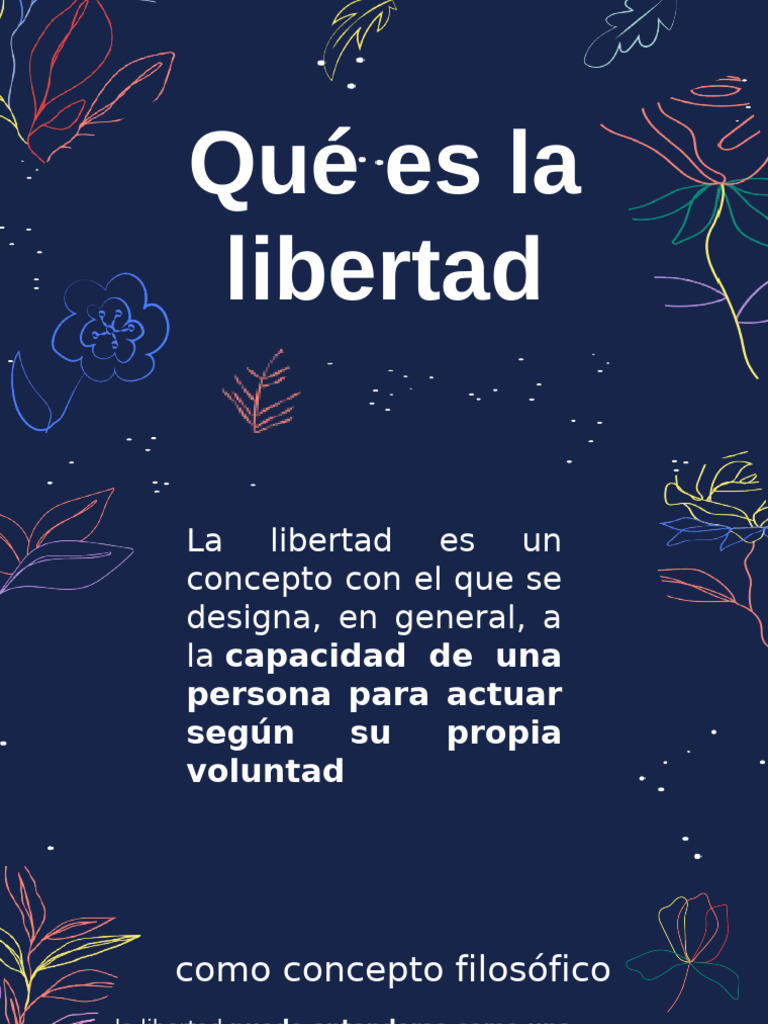 Definición y tipos de libertad humana | PDF | Libertad | Metafísica