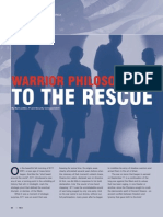 Warrior Philosophers: To The Rescue