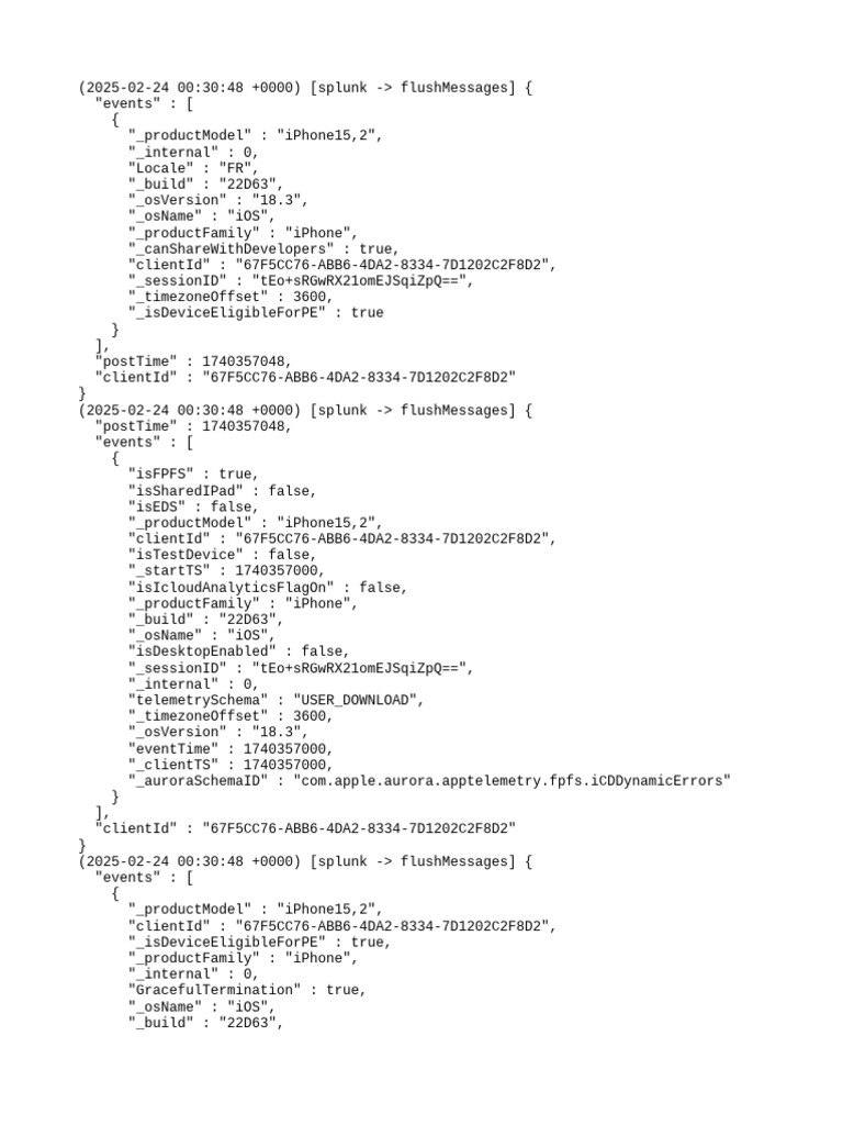 RTC Reporting Message Log Overview | PDF | Ios | Classes Of Computers