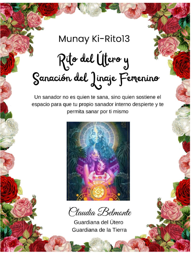 Rito del Útero: Sanación Femenina | PDF | Amor | Menstruación