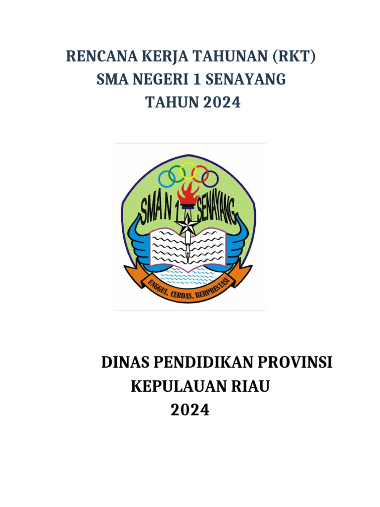 RKT SMA Negeri 1 Senayang 2024 | PDF