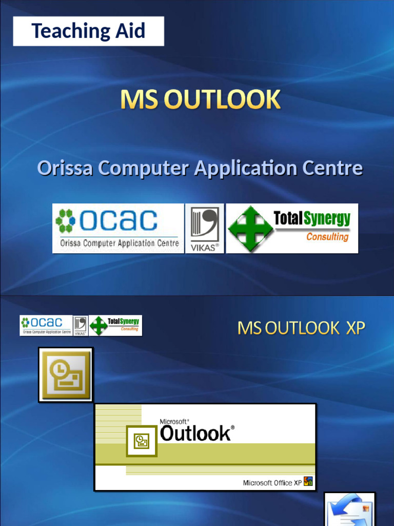 Teaching Aid MS Outlook | PDF | Microsoft Outlook | Computer File