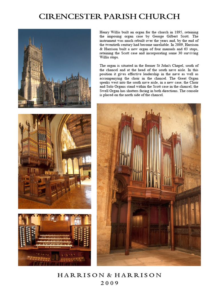 Parish-Church-Organ-1 | PDF | Music Technology | Musical Instruments