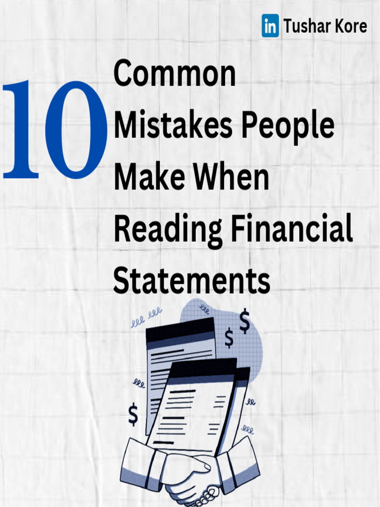 10 Common Mistakes People Make When Reading FS | PDF | Revenue | Expense