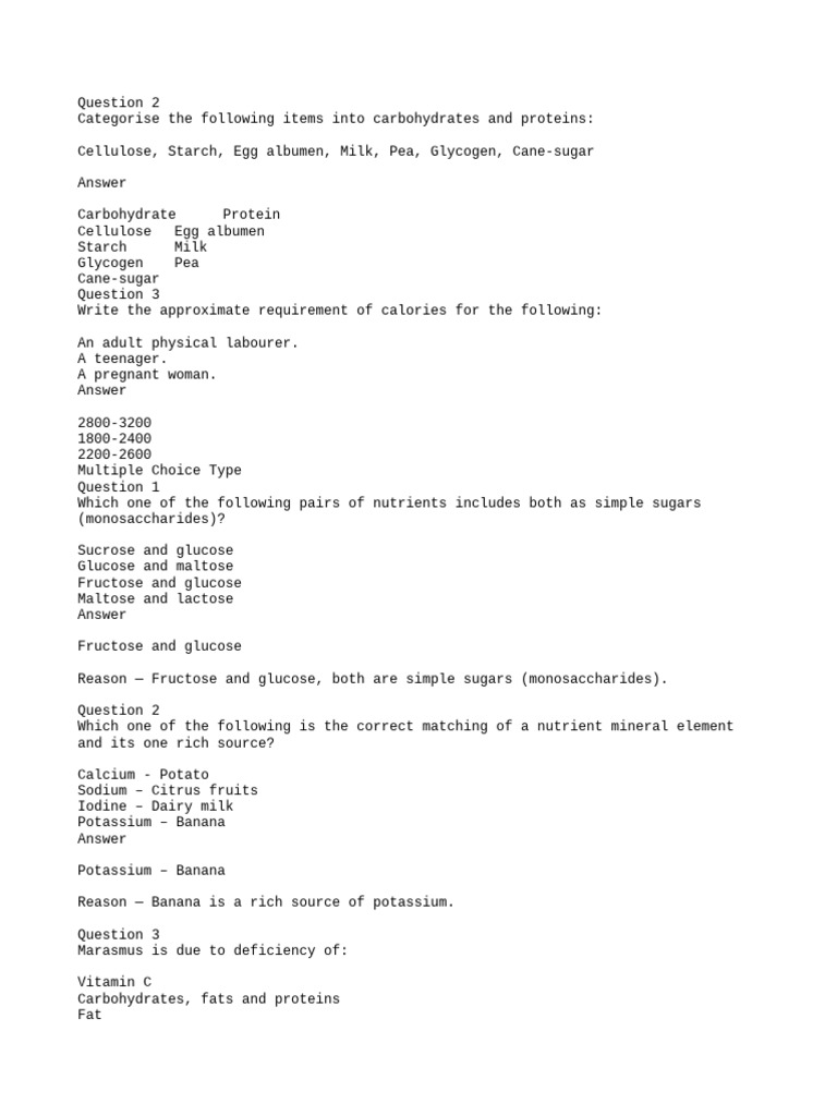 Nutritional Deficiencies and Diet Essentials | PDF | Carbohydrates | Foods