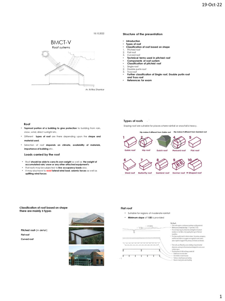 Roof Systems-Part 1 | PDF | Roof | Truss
