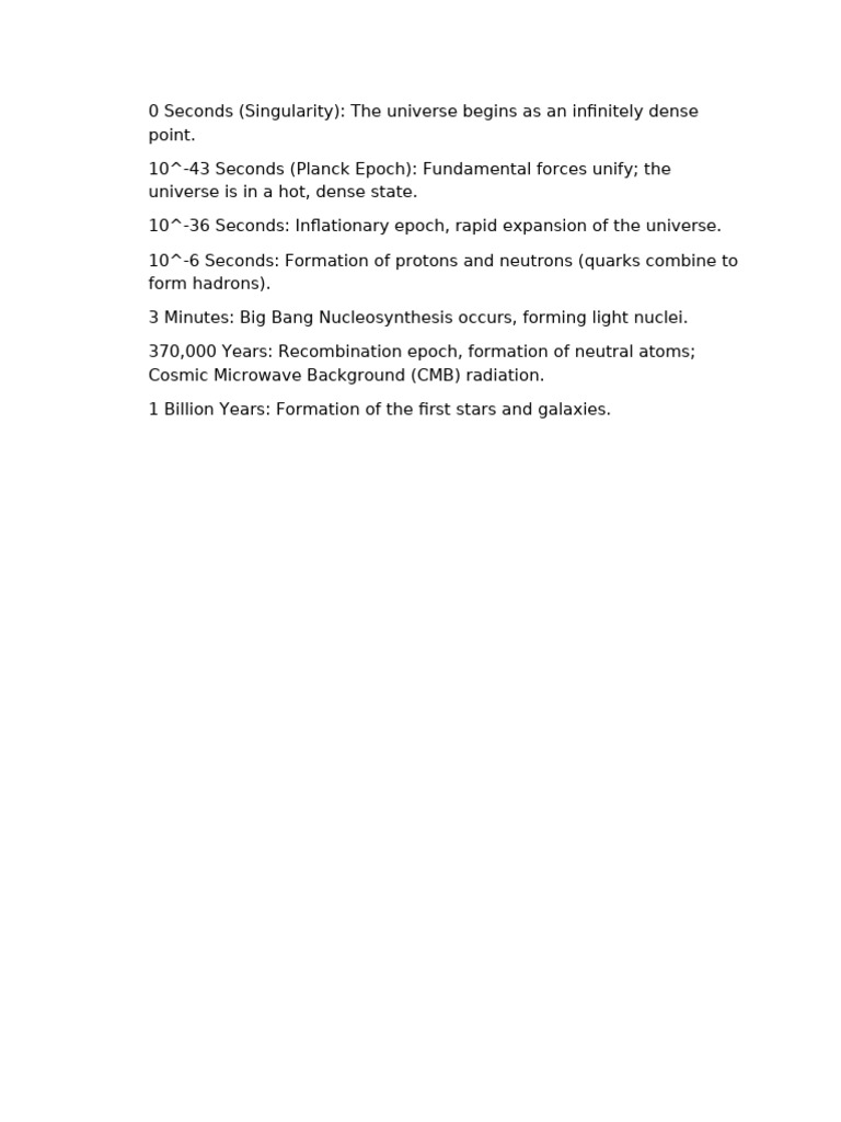 0 Seconds Singularity The Universe Begins As An Infinitely Pdf