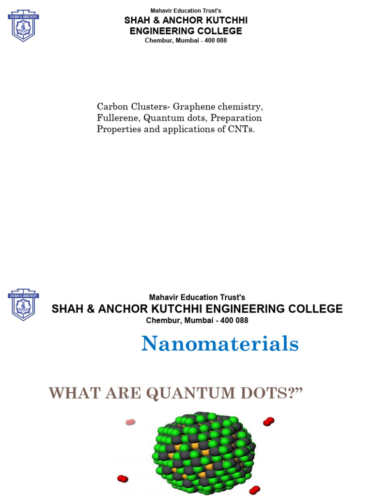 Quantum Dots and Graphene Chemistry Insights | PDF | Carbon Nanotube ...