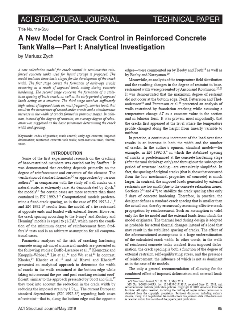 Newswise Maysj Crackcontrol | PDF | Strength Of Materials | Fracture