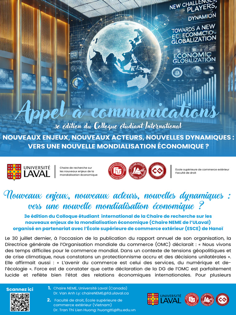 Colloque NEME sur la mondialisation | PDF | Organisation mondiale du ...