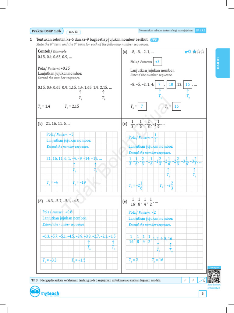 Mm 6 Maths Tg 2 Bab 01 M S 5 Pdf