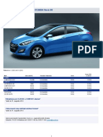 Hyundai I30 - Cenník Marec 2012