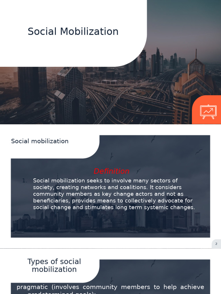 Social Mobilization: Strategies and Benefits | PDF | Community | Public ...