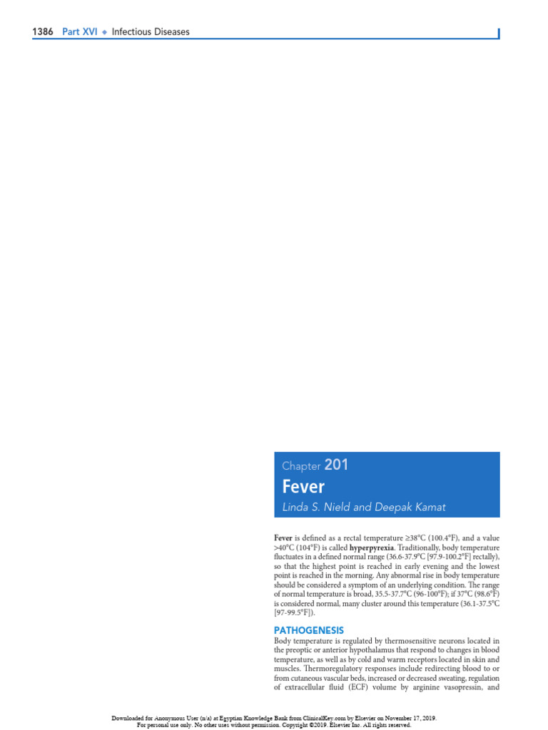 FEVER 21st | PDF | Fever | Hyperthermia
