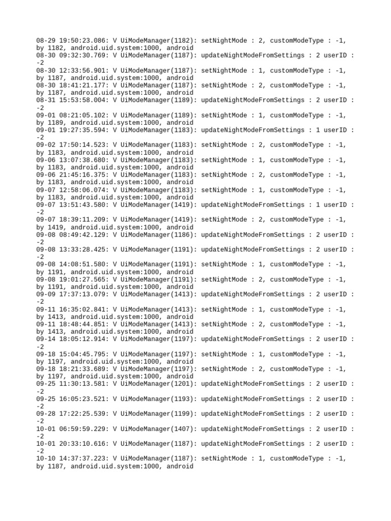 Dark Mode Log1 | PDF