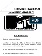 MTV Networks International Localizing Globally