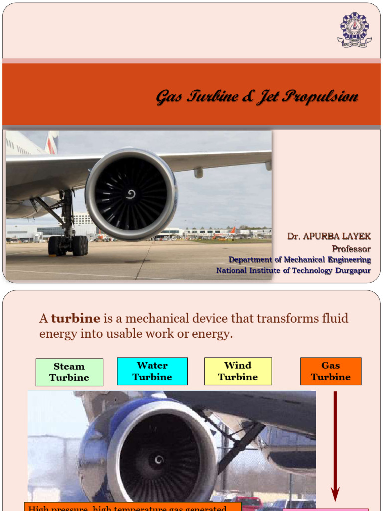 Gas Turbine Jet Propulsion | PDF | Jet Engine | Engines