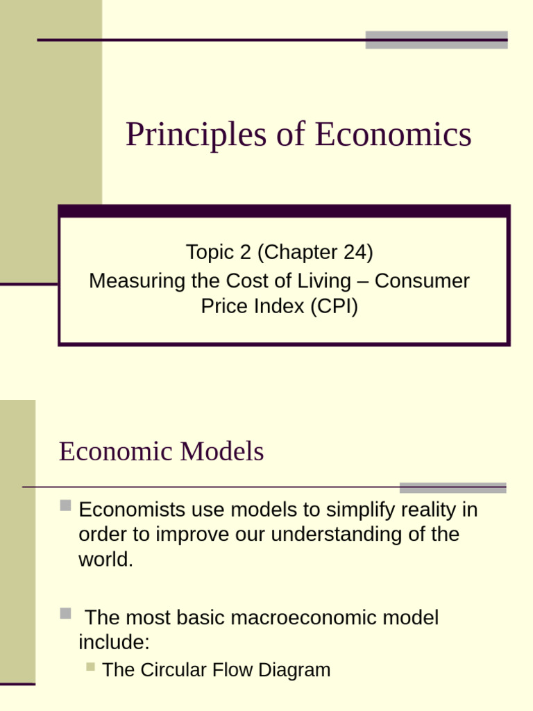 Finalterm PoE Topic 2 Fall 24-25 | PDF | Cost Of Living | Consumer ...