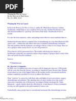 Download Winning the War on Cancer Sodium Bicarbonate by richx7 SN8345279 doc pdf