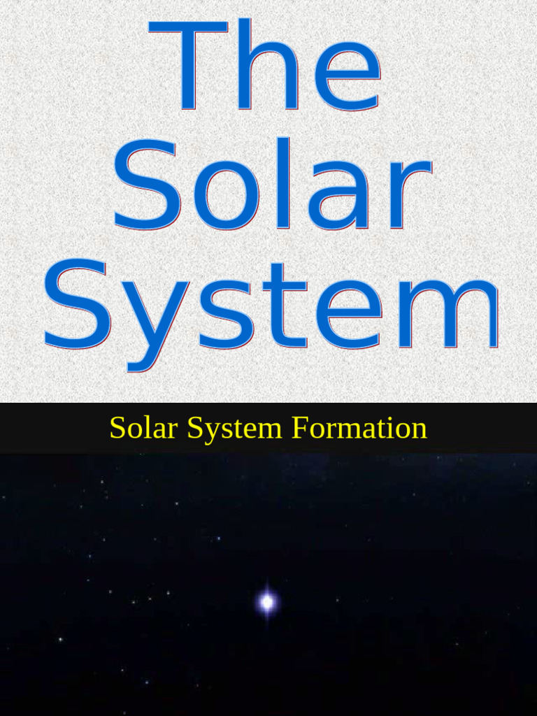 The Solar System | PDF | Natural Satellite | Planets