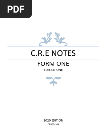 Cre Notes Form 1-2-3-4 From Atika School Dot Org