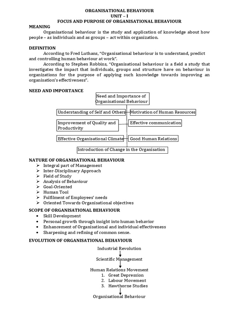 Understanding Organisational Behaviour | PDF | Leadership | Team Building
