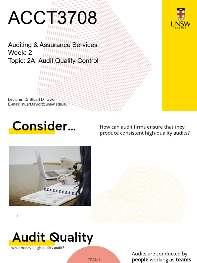Audit Quality Control Standards Explained | PDF | Audit | Business