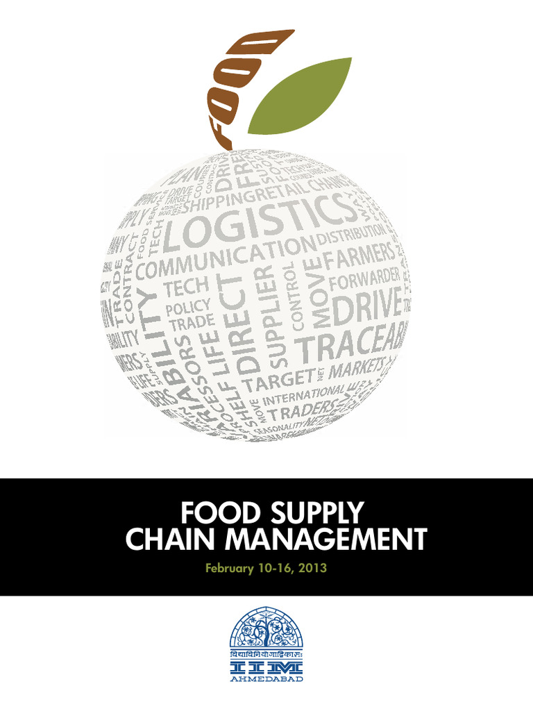 Food Supply Chain Management Program | PDF | Supply Chain | Agriculture