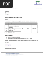 Scrap Quotation for Material Purchase | PDF | Scrap | Copper