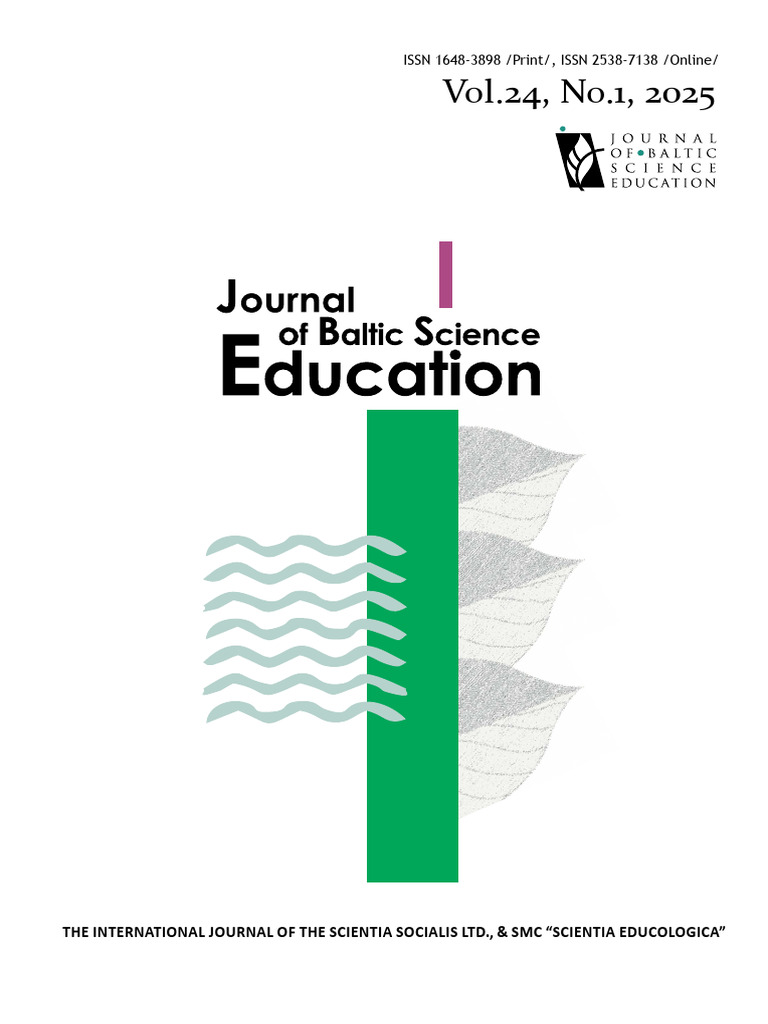 Journal of Baltic Science Education, Vol. 24, No. 1, 2025 | PDF ...