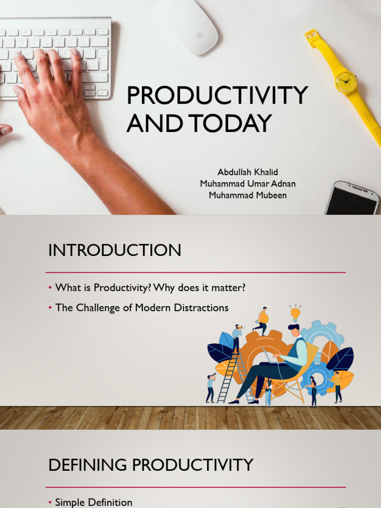 Boosting Productivity in a Distracted World | PDF