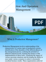 Production and Operation Management PPT at BEC DOMS BAGALKOT