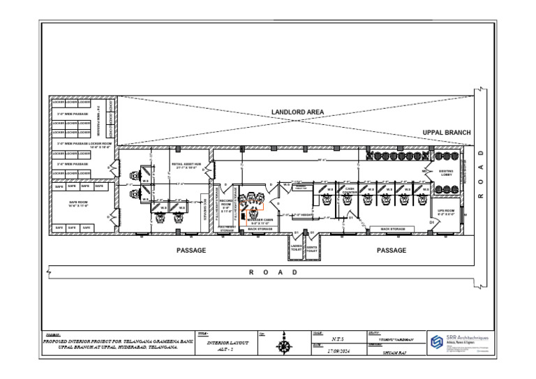 Telangana Grameena Bank Interior Layout | PDF