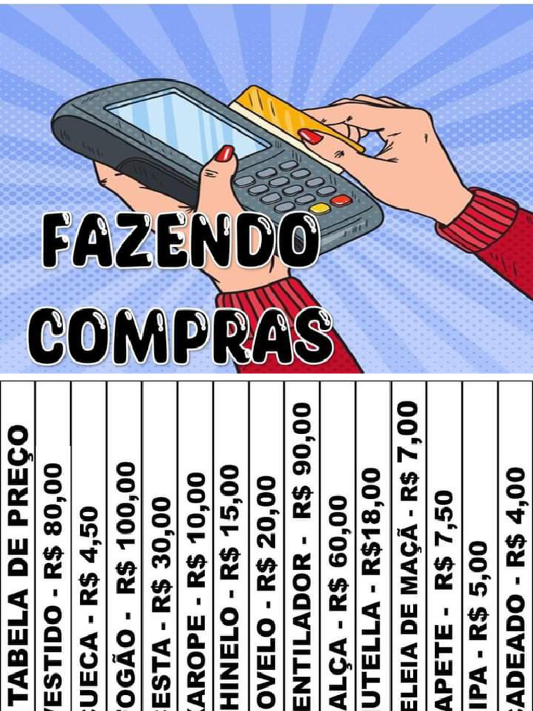 Amo Alfabetizar - Fazendo Compras | PDF