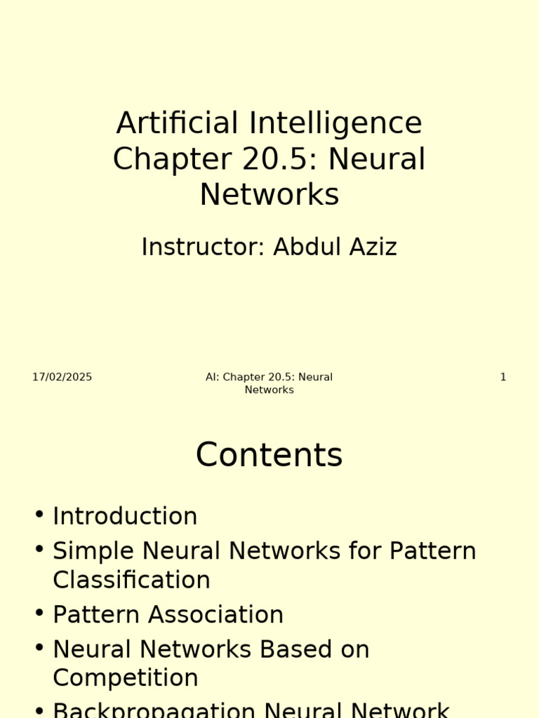 Overview of Neural Networks Basics | PDF | Neuron | Artificial Intelligence